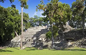 Mayan Ruins In Honduras Drucke: Copan Archaeological Site
