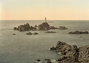 Jersey Lighthouse Drucke: Corbierre lightbouse in Jersey