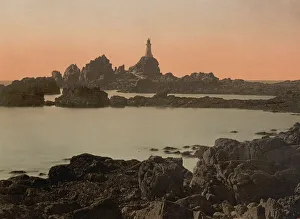 Jersey Lighthouse Drucke: Corbierre lightbouse in Jersey