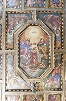Coronation Of The Virgin Drucke: Coronation of Virgin Mary