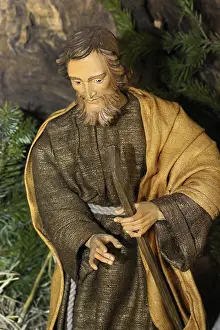 Nativity Scene Figurine Drucke: Cot figure, Joseph