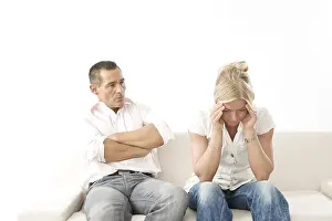 Disappointed Couple Drucke: Couple arguing