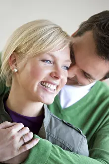 Joyful Partnership Drucke: Couple chopping