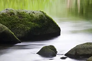 Deserted Water Body Drucke: Course of stream with stones