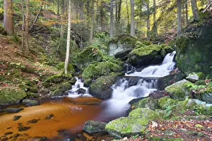 Deserted Rock Formations Europe Drucke: Course of the Ysperklamm stream