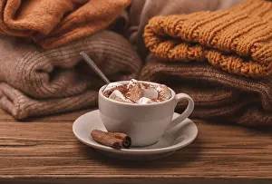 Cozy Winter Scene Drucke: Cozy winter composition