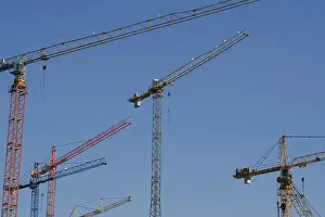 Construction Industry Photos Drucke: Cranes