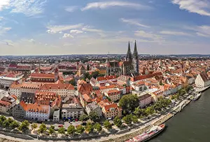 Germany Top Down View Drucke: Created by dji camera