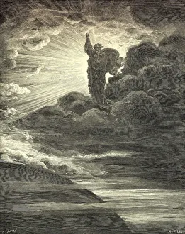 Christianity Religious Images Drucke: The Creation of Light, Old Testament