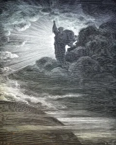 Christian Faith Illustrations Drucke: The Creation of Light, Old Testament