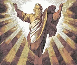 Christianity Faith Drucke: The Creation of Light, Old Testament