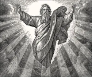 Gerahmter Druck : Die Schöpfung Lichts im Alten Testament Gerahmter Druck : Die Schöpfung Lichts im Alten Testament