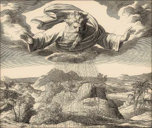 Julius Schnorr Von Carolsfeld Artist Drucke: Creation of Plants, Old Testament