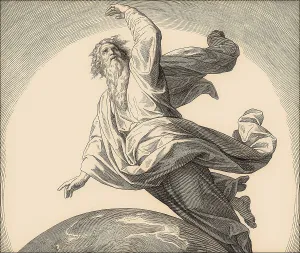 Christianity Faith Images Drucke: Creation of the Sky, Old Testament