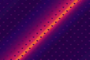 Symbolic Heart Shape Image Drucke: Creative abstract heart pattern background texture