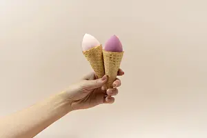 Cleanliness And Hygiene Products Drucke: A creative display of pink