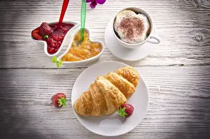 Baked Goods Drucke: Croissant