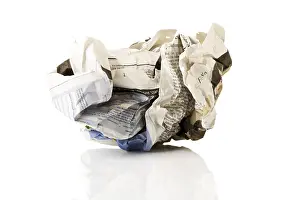 Crumpled Paper Still Life Drucke: Crumpled paper