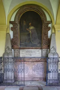 Austrian Religious Buildings Drucke: Crypt arcades, grave counters in the arcade of St