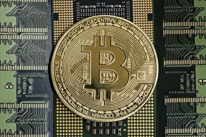 Virtual Money Transfer Drucke: Cryptocurrency Bitcoin