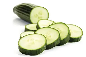 Vegetarian Dishes Drucke: Cucumber, sliced