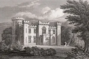 Scottish Castle Architecture Drucke: Culdees Castle, Muthill, Perth and Kinross