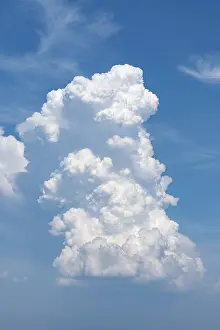 Southern Germany Cloudy Skies Drucke: Cumulonimbus Clouds, Thunderstorm Clouds