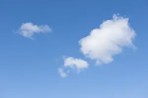 Fluffy Clouds Drucke: Cumulus clouds, fluffy clouds