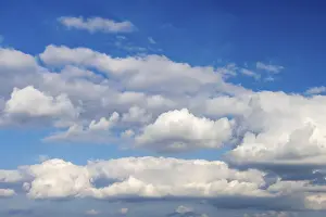 Cumulus Clouds Germany Drucke: Cumulus clouds, Germany