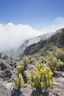 UNESCO Biosphere Reserve Spain Drucke: Cumulus clouds at Pico de Malpaso