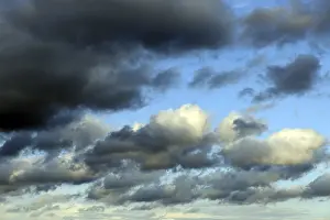 Cumulus Clouds Drucke: Cumulus clouds, rain clouds, storm clouds