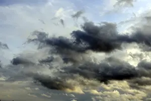 Cumulus Clouds Drucke: Cumulus clouds, rain clouds, storm clouds