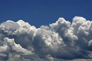 Austrian Nature Scenery Drucke: Cumulus clouds, Tyrol, Austria