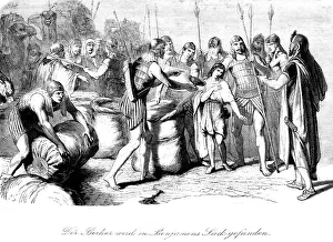 Military History Pictures Drucke: The cup is found in Benjamin's sack