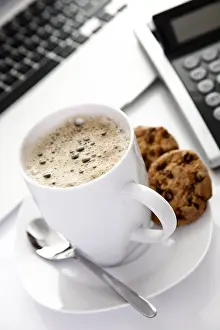 Hot Beverage Drucke: Cup of coffee in the office