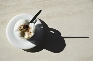 Hot Beverage Image Drucke: Cup of coffee with shadow