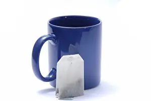 Hot Beverage Image Drucke: Cup with teabag