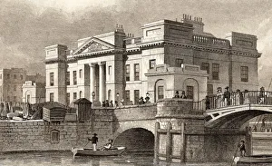 Scottish Historical Landmark Drucke: Custom House, Leith, Edinburgh