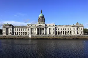 Custom House Dublin Drucke: Custom House, Teach an Chustaim