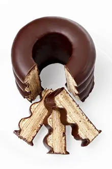 Sweet Dessert Images Drucke: Cut spit cake