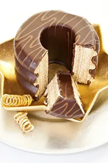 Christmas Sweets Drucke: Cut spit cake