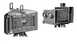 Scenic Deserted Landscape Drucke: A cylindrograph, panoramic photograph