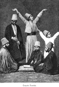 Egyptian Landmark Drucke: Dancing dervishes, Cairo, Egypt