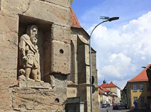 No People In Bavaria Drucke: Das Schulmannle, shepherd of Eisfeld