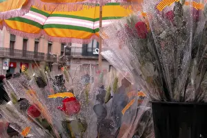 Colourful Bouquet Drucke: Day of roses
