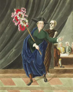 Dance Of Death Art Drucke: The death comes to the field guard