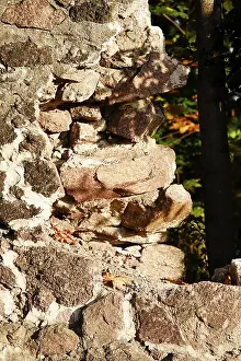 No People In Germany Drucke: Decaying masonry, Germany