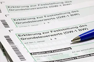 Administrative Building Images Drucke: Declaration of property tax value