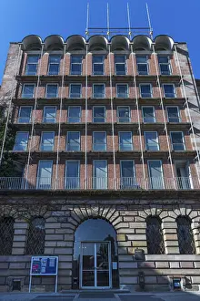 Middle Franconia Building Facade Drucke: Decmal-protected facade from the 1950s