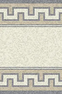 Colorful Mosaic Art Drucke: Decorative border pattern with mosaic tile